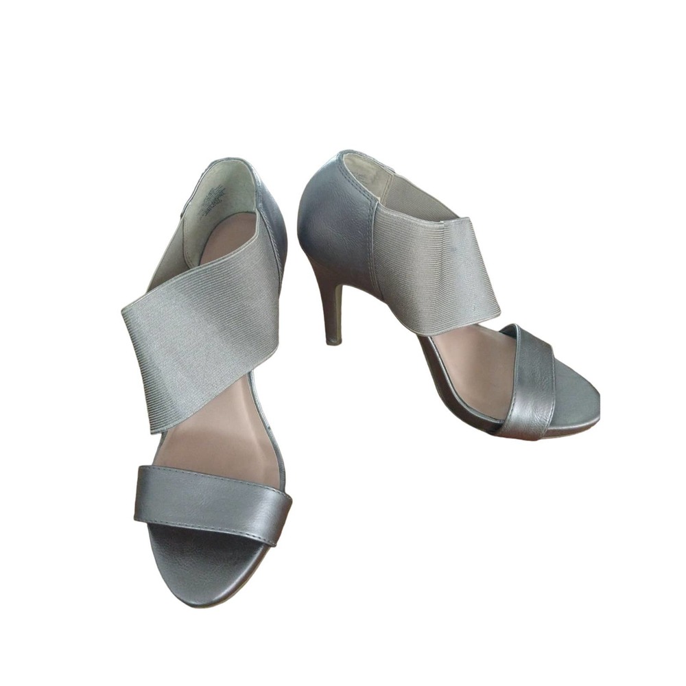 Vera Wang Bronze Metallic 4" Heel Shoes Size 8 Med